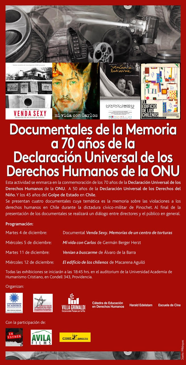 Documentales de la Memoria a 70 años de la Declaración Universal de los Derechos Humanos de la ONU