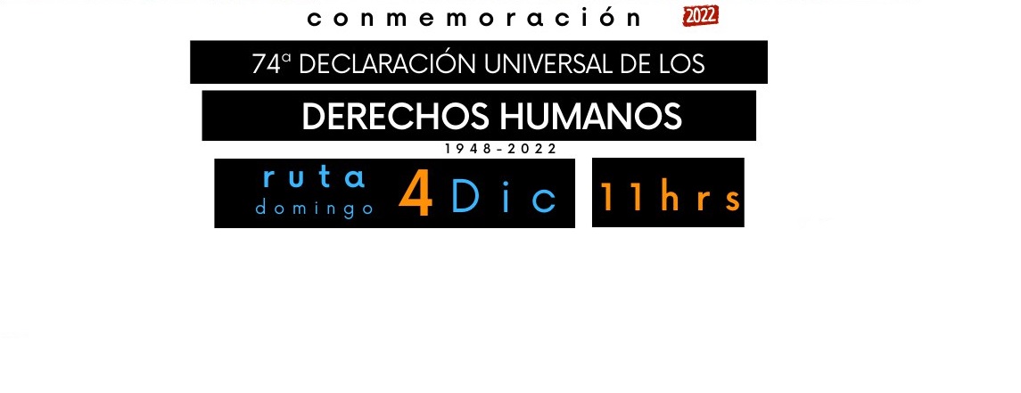 Conmemoración Declaración Universal de los Derechos HumanosConmemoración